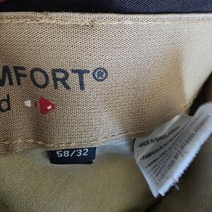 2pk Big And Tall Men's Pants (Black N Tan)